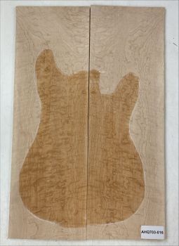 Top Quilted Maple, 2-pcs. 8 mm Unique Piece #016